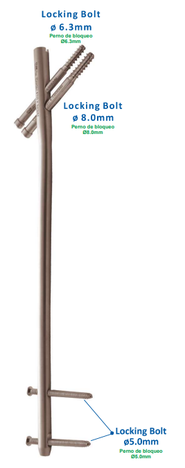 DAKSH Proximal Femoral Nail 130° (PFN) - Long